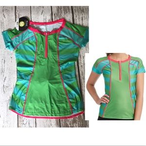 NWT - MOXIE Cycling Summer Structured Tee Jersey